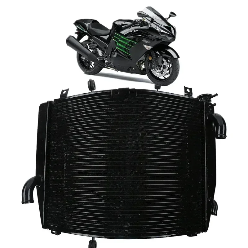 For Kawasaki Ninja ZX-14 ZX1400C ZX14R ZZR1400 2012-2017 Motorcycle Parts  Radiator Cooler Motorcycle Parts  Acsessories