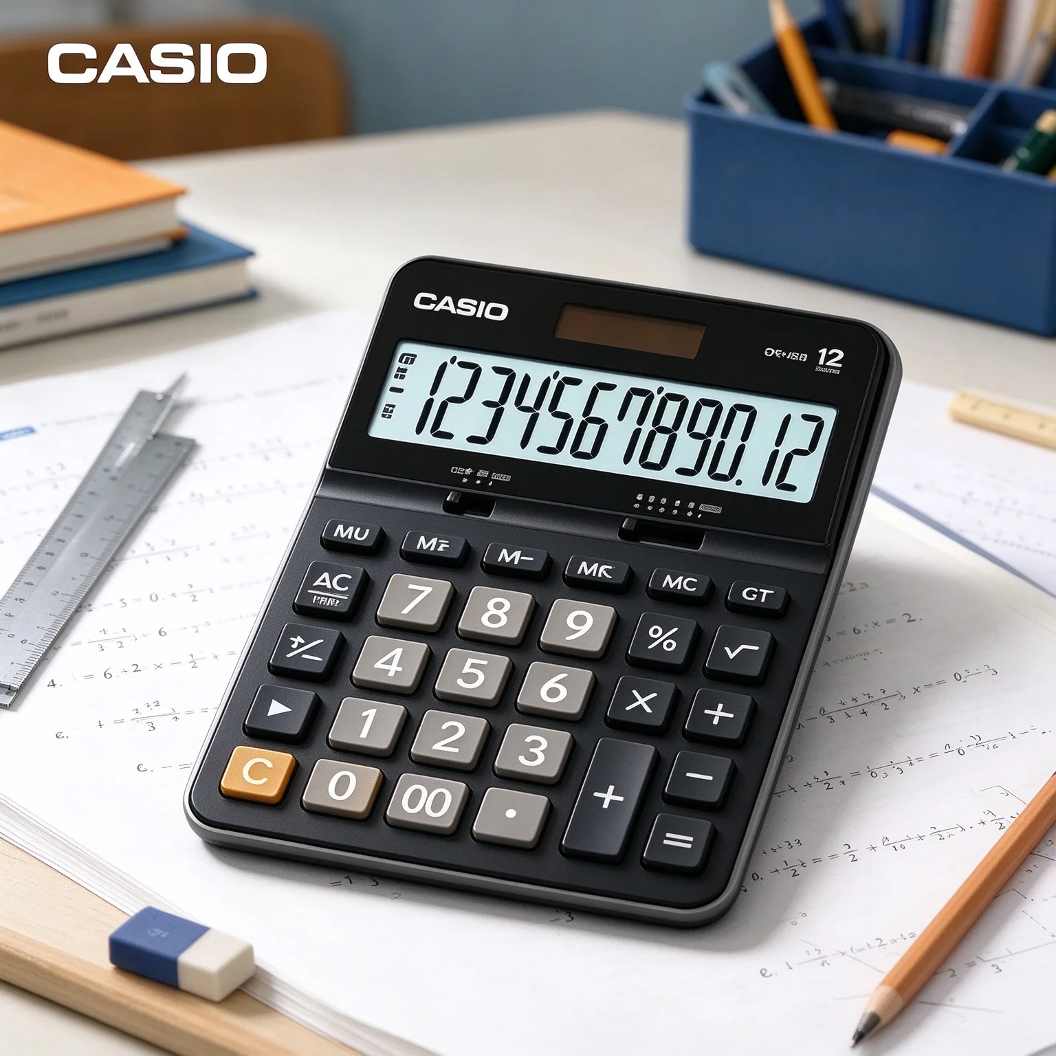 Casio /Billing Calculator /Finance Calculator DX12B/120B DX12B GX12B/14B/120B Large screen easy to read numbers