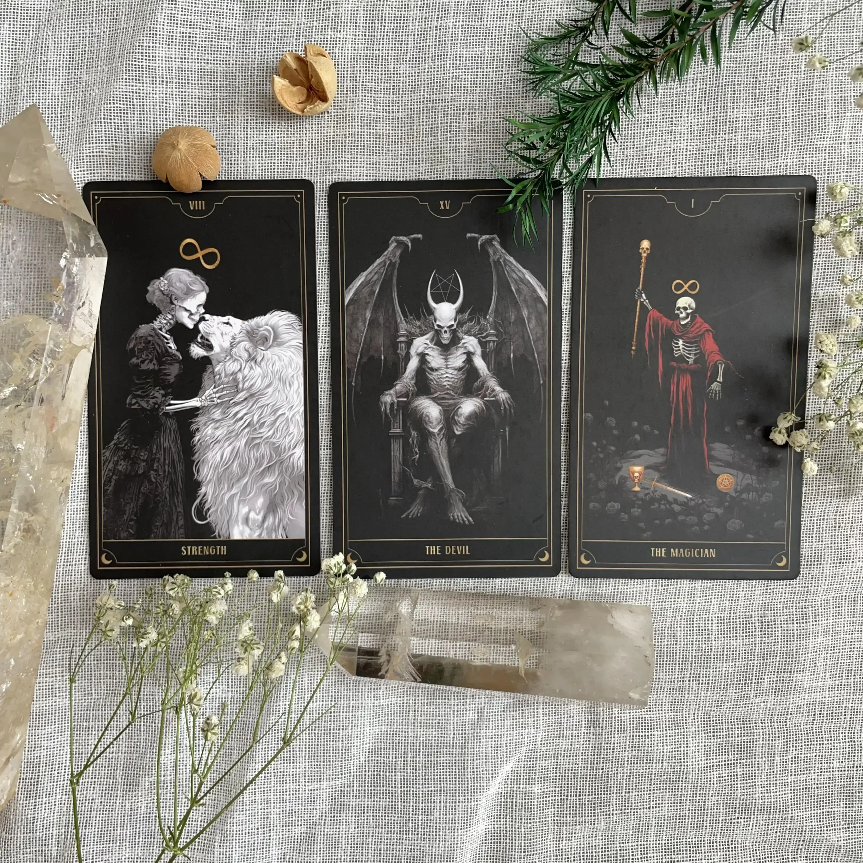 Original Starry Sky Witt Astrologer Rider High Quality Skull Tarot 78 Cards Decks Divination Oracle Spanish Russian Collectible