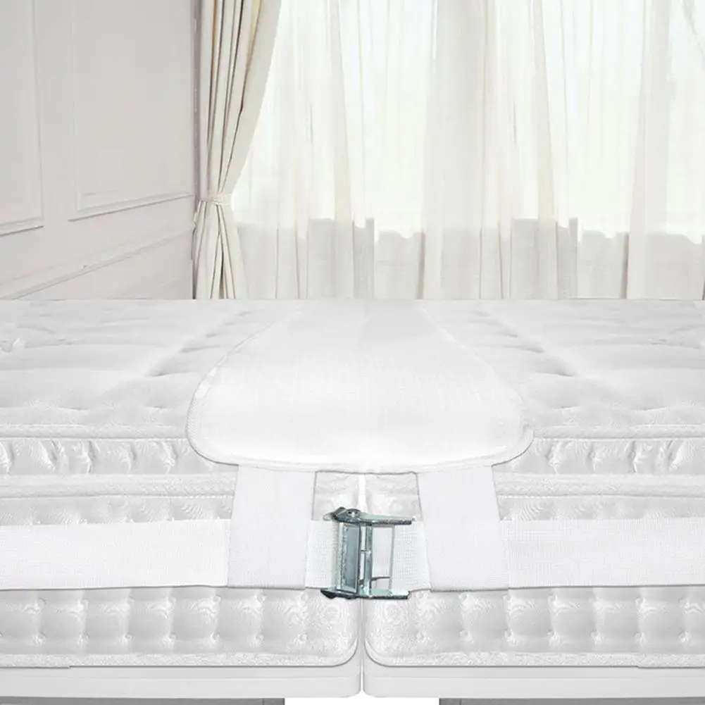 

Soft Comfortable Mattress Connection Mattress Connectors Easy Setup for Twin Beds Protects Balances Weight Distribution