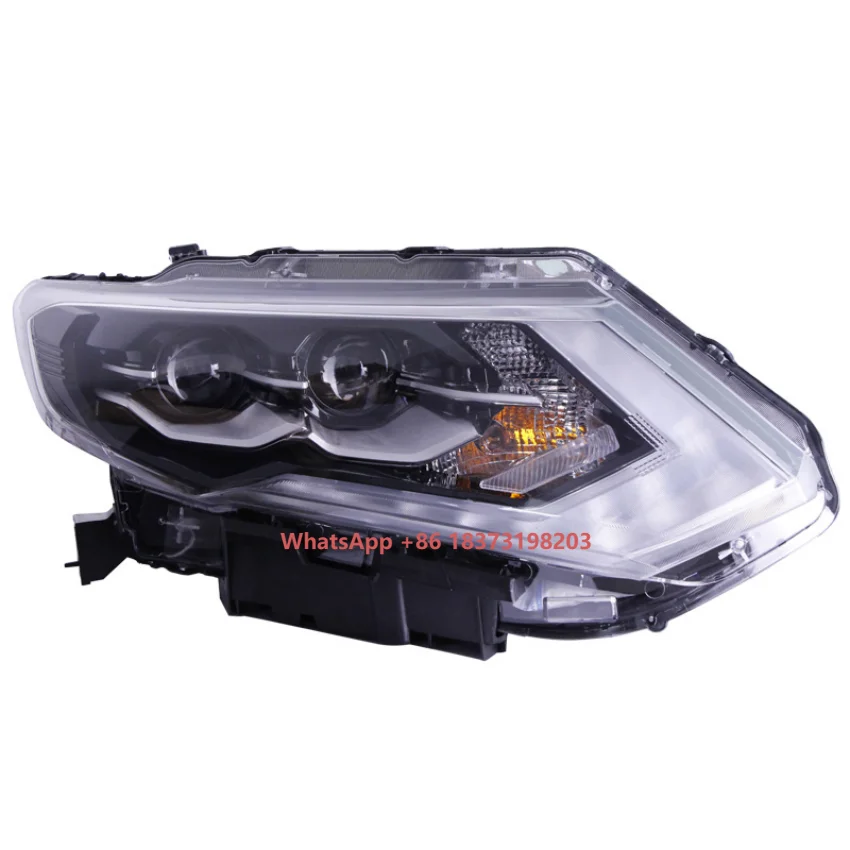 

Подходит для Nissan 17-19 новых фар X-Trail в сборе, модифицированные высококачественные светодиодные фары, стример, указатель поворота, линза с двойным освещением