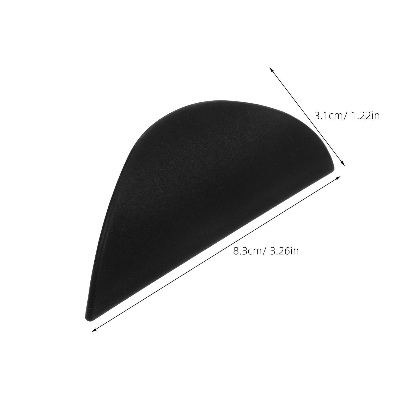 6 قطعة درج لاصق يسحب الذاتي عصا مقابض للخزانة لا الحفر لخزانة المطبخ خزانة الأثاث نصف دائرة حافة علامات التبويب الاصبع