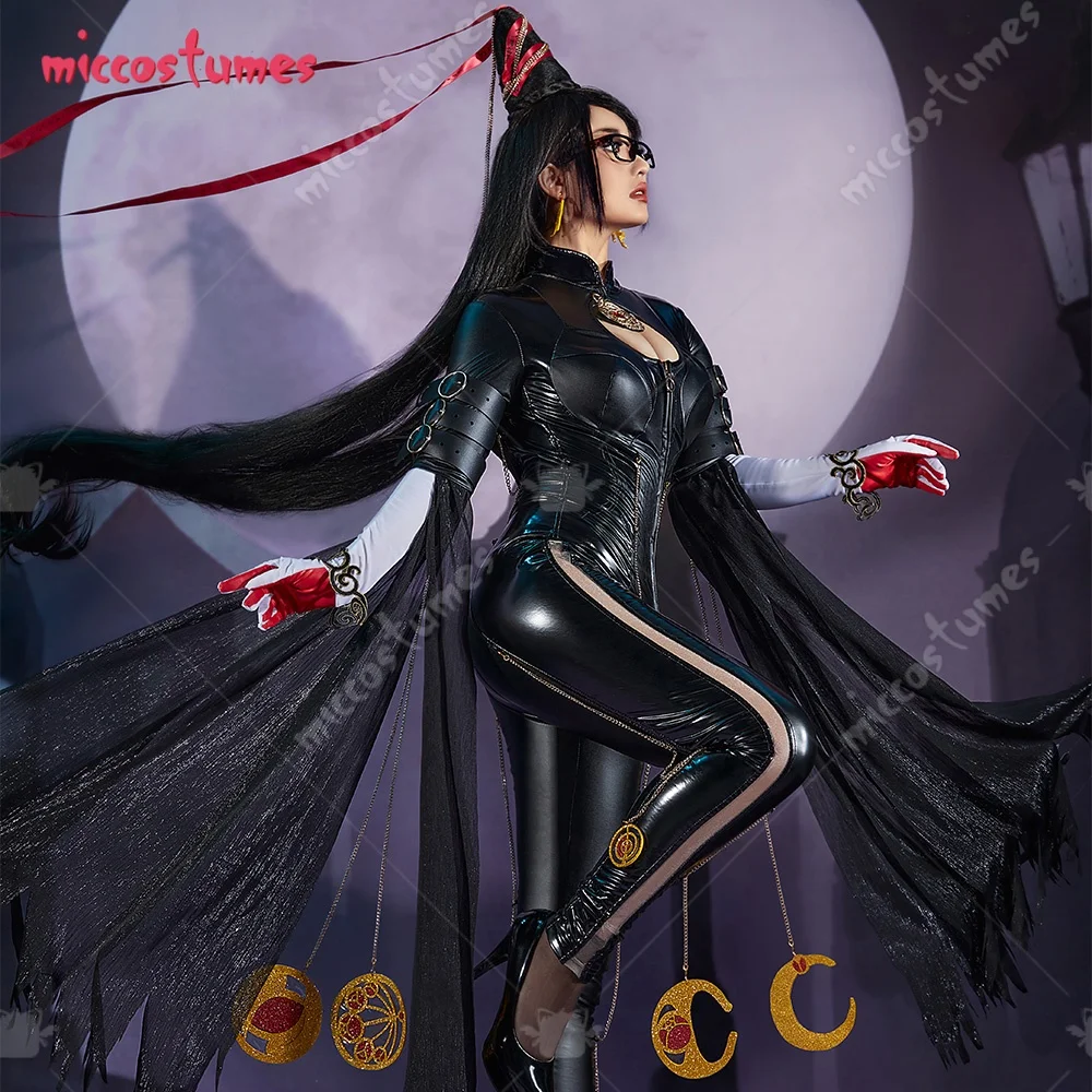 Miccostumes レディース ブラック ウィッチ コスプレ コスチューム