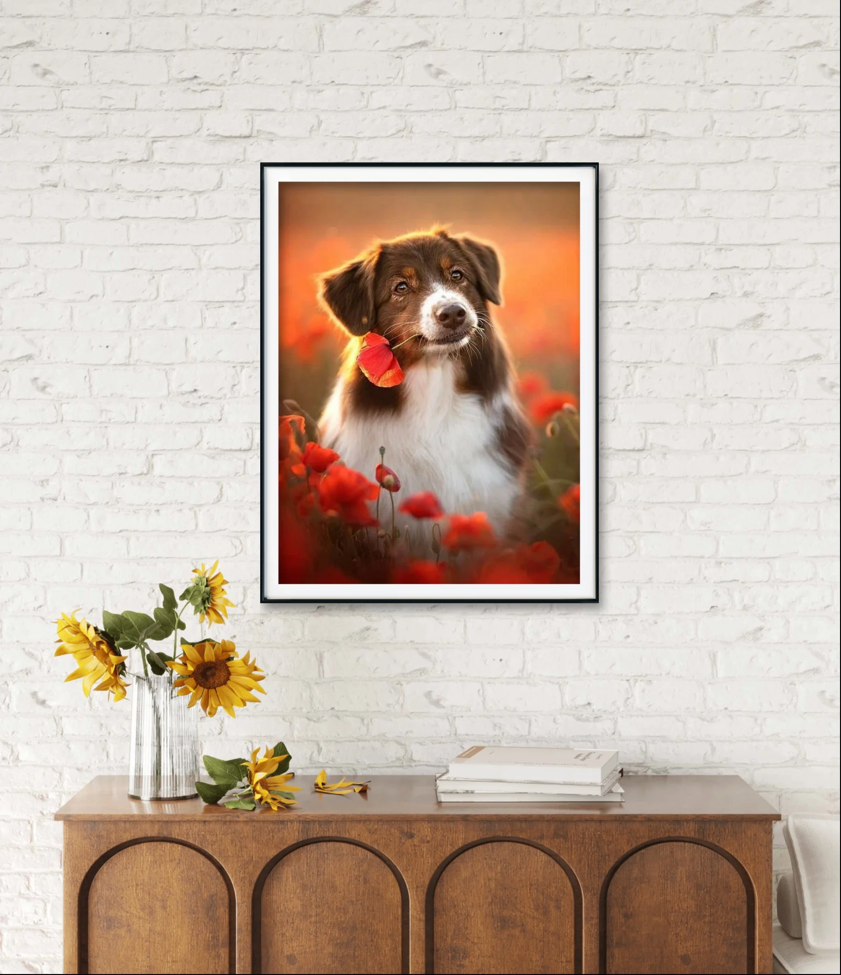 Border Collie 5D Diamond Art Painting Pet Dog Portrait Diy AB Diamond Embroidery Cross Stitch Home Wall Decor Children's Gifts