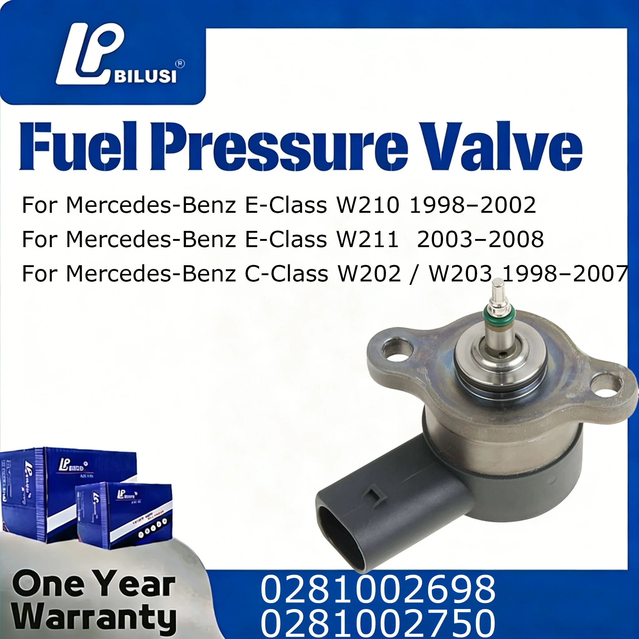 BILUSI Fuel Rail Pressure Control Valve For Mercedes-Benzz C V-Class Sprinter Vito 6110780549 A6110780549 0281002750 0281002698