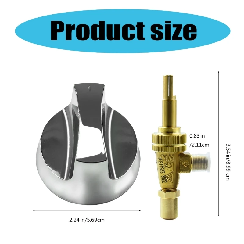 Heavy Duty Oven Control Spigots Temperature Regulation for Baking environment