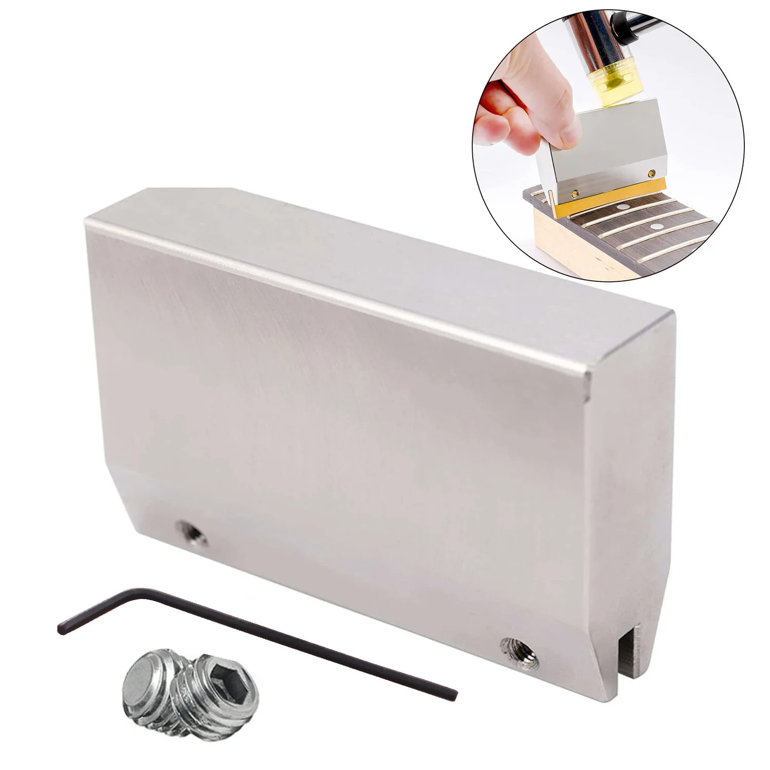 Guitar Fret Press Caul Pressing Tool Steel for Fingerboard Wire Replacement Musical Instruments Guitar Accessories Durable