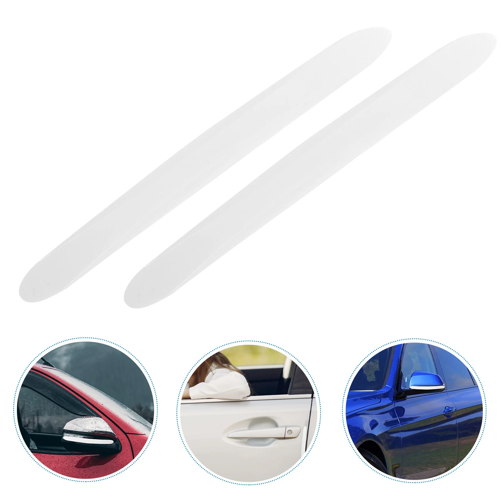 

8pcs Edge Guard Invisible Anti-Collision Strips Universal Door Protector Prevent Scratches Automotive Exterior Accessories Car