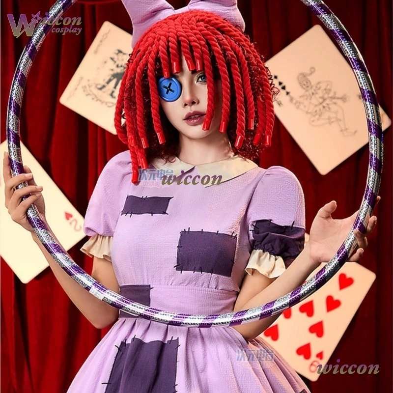 

UhA Amaziital Ragatha Cosplay Costume Anime Character Roleplay Outfit For Women Lolita Circus Halloween Party Costume Jirai Kei