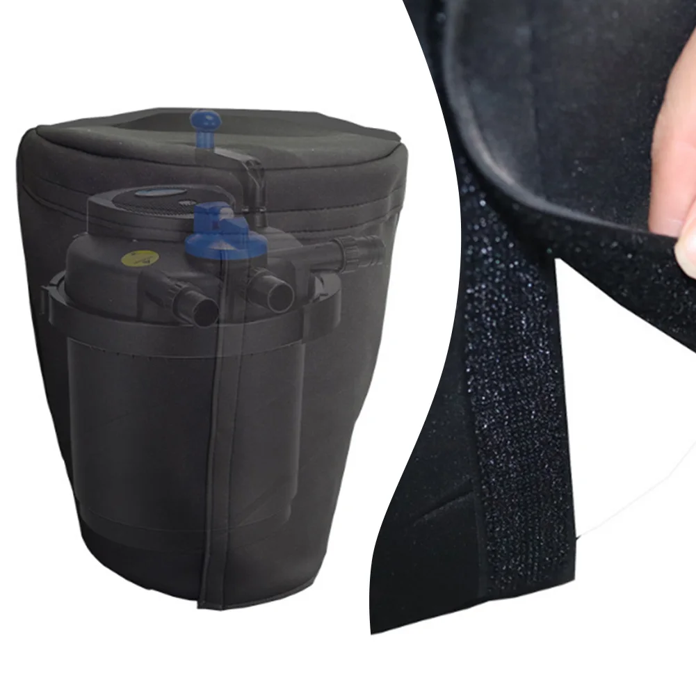 Pressurized Pond Filter Insulation Cover That Supports Efficient Filtration and Protects Against Harsh Winter Weather