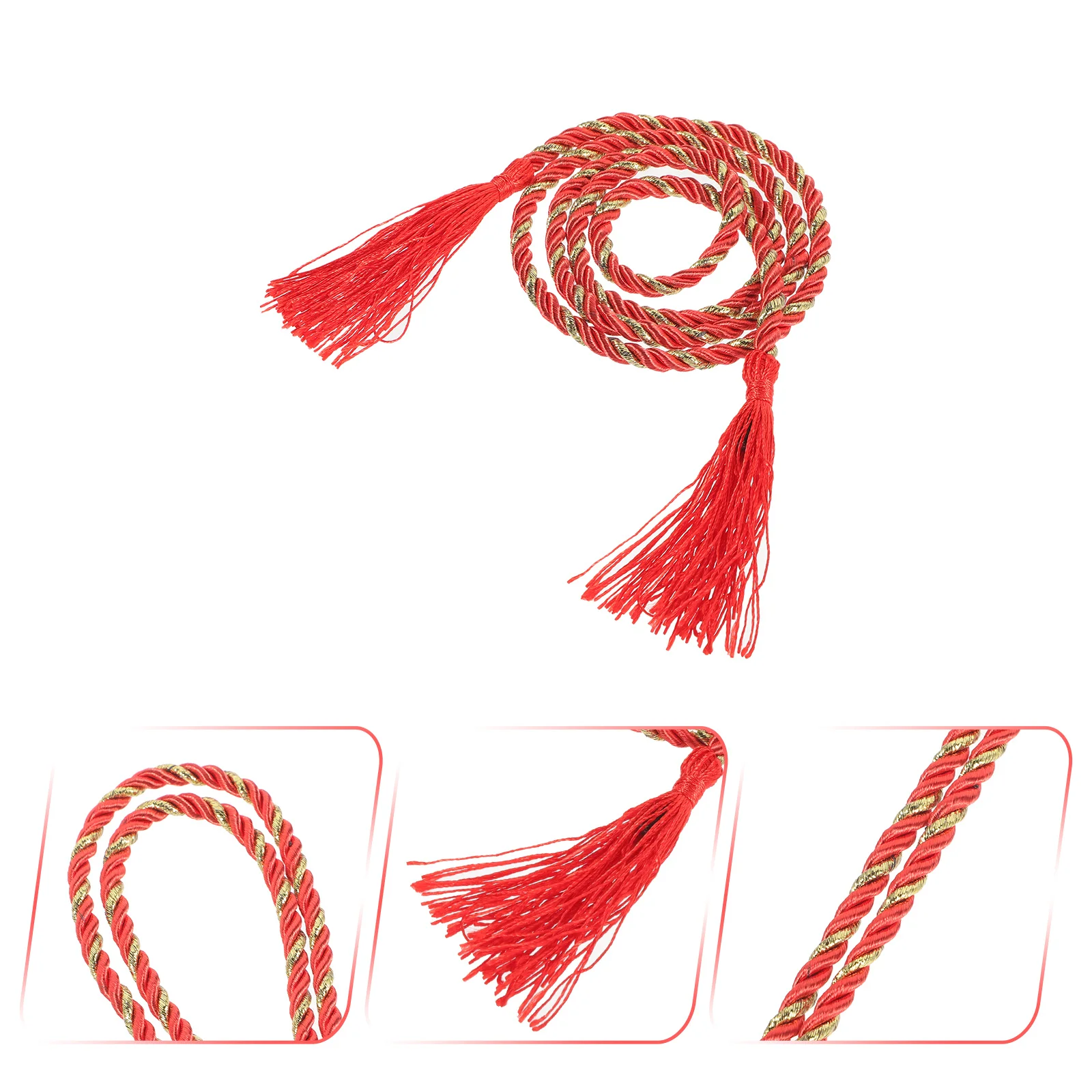 여성용 태슬 허리띠 일본 DIY 벨트 심플하고 우아한 스타일 다용도 연회 파티 일상 매칭 선물