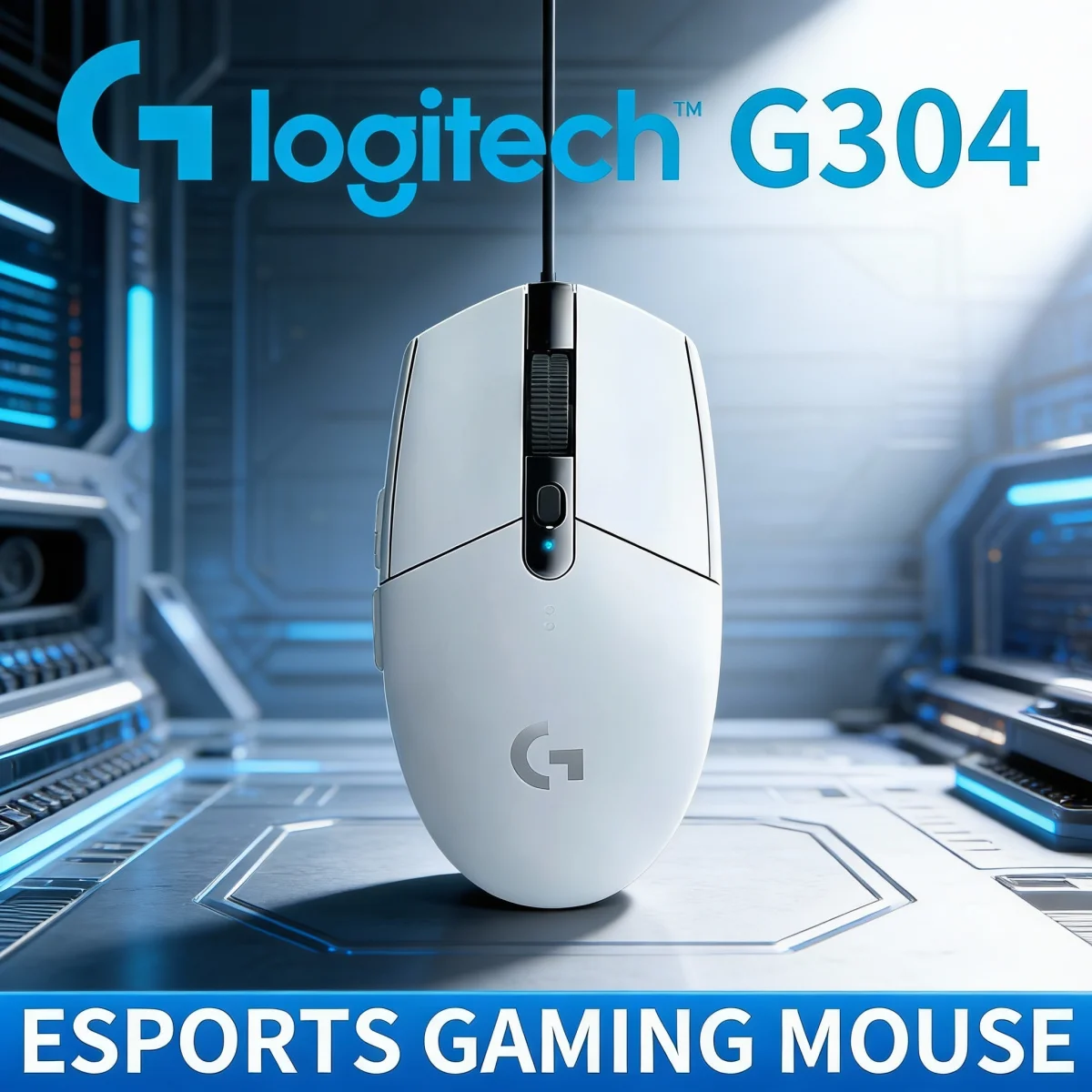 

LogitechG304 Wireless Gaming Mouse 12000 DPI Lightweight Ergonomic Design Plug and Play PC Laptop Gaming Office Mute Click MK245
