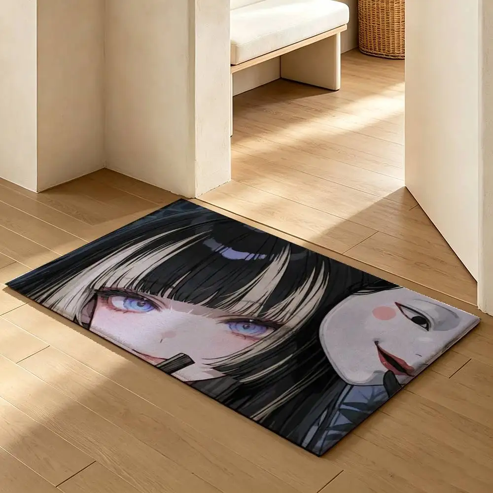 COOL J-JuufuuteiS R-Raden  Soft Absorbent Decorative Floor Mat for Bathroom Entryway Living Room