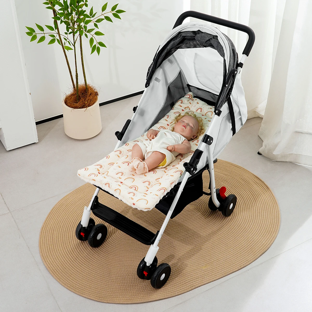 

Seat cushion cotton soft baby stroller newborn car seat cushion baby stroller mattress children's baby carrier accessories