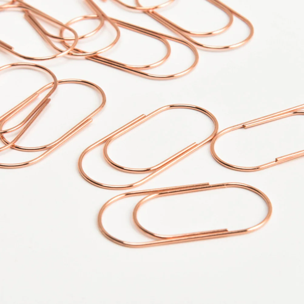 20 قطعة من مشابك الورق المعدنية الملونة الناعمة لمكتب المدرسة والمنزل ومستلزمات تنظيم المستندات ومجموعة مشابك