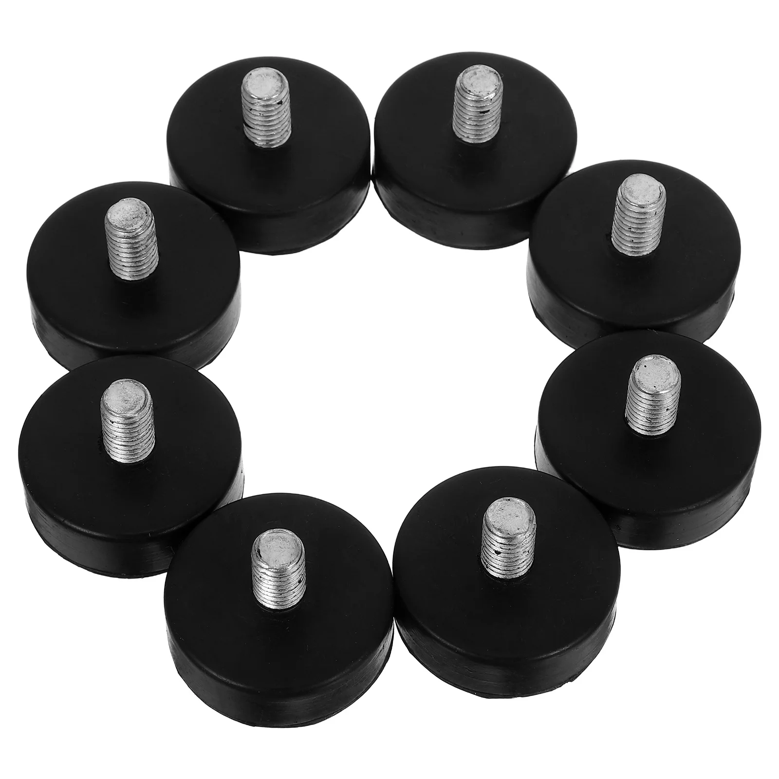 

8pcs Adjustable Leveling Feet M10X42 Heavy Duty Rubber Vibration Mounts For Table Machine Workbench Shock Absorbing Pads