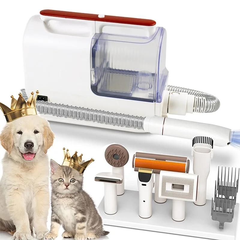 

Multipurpose Animal Hair Cleaning Electric Dogs & Cats Grooming Kit With Vacuum Professional Pet Grooming Vacuum 6 in 1