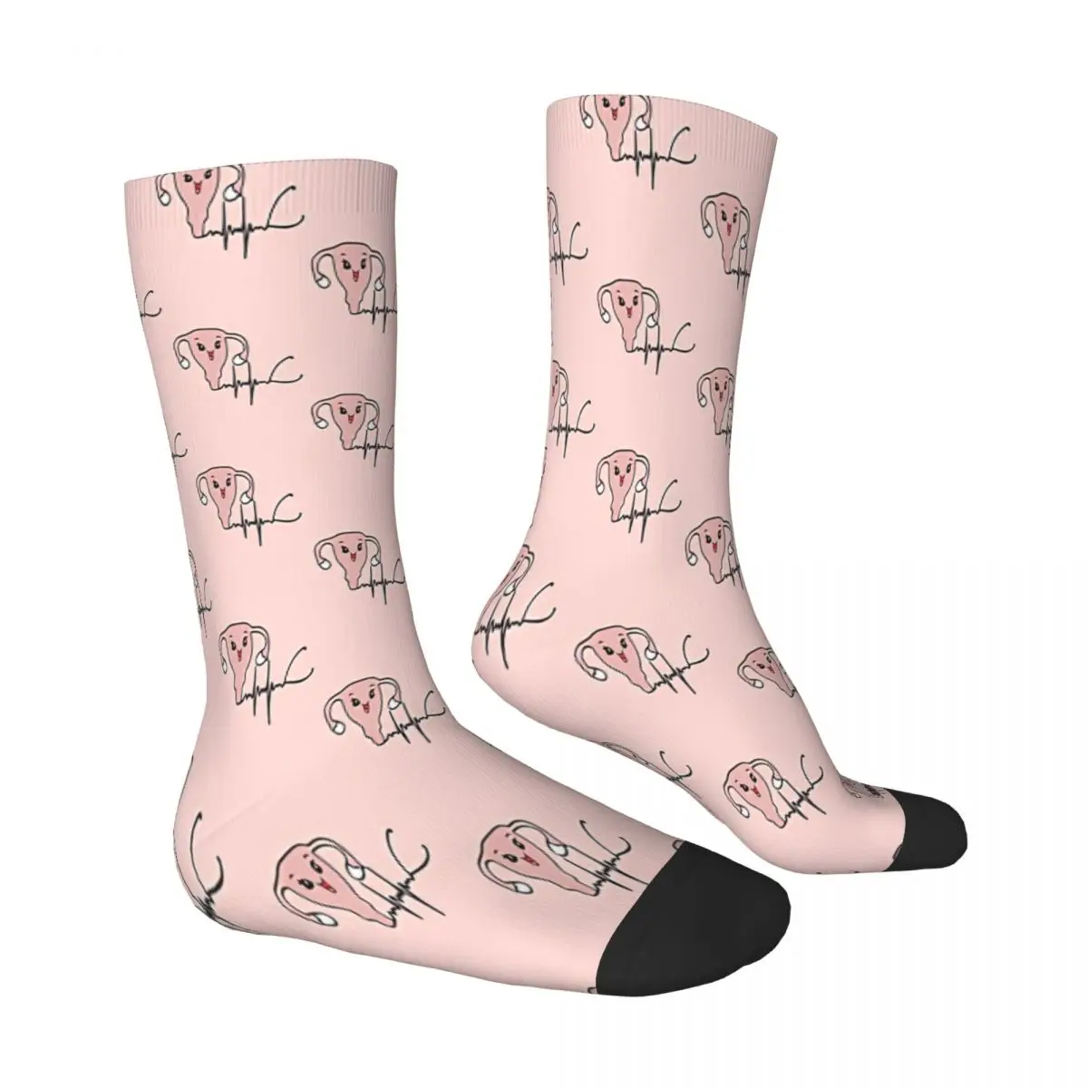 Gynecologist Steth Love Hakeem Socks Male Mens Women Autumn Stockings Polyester