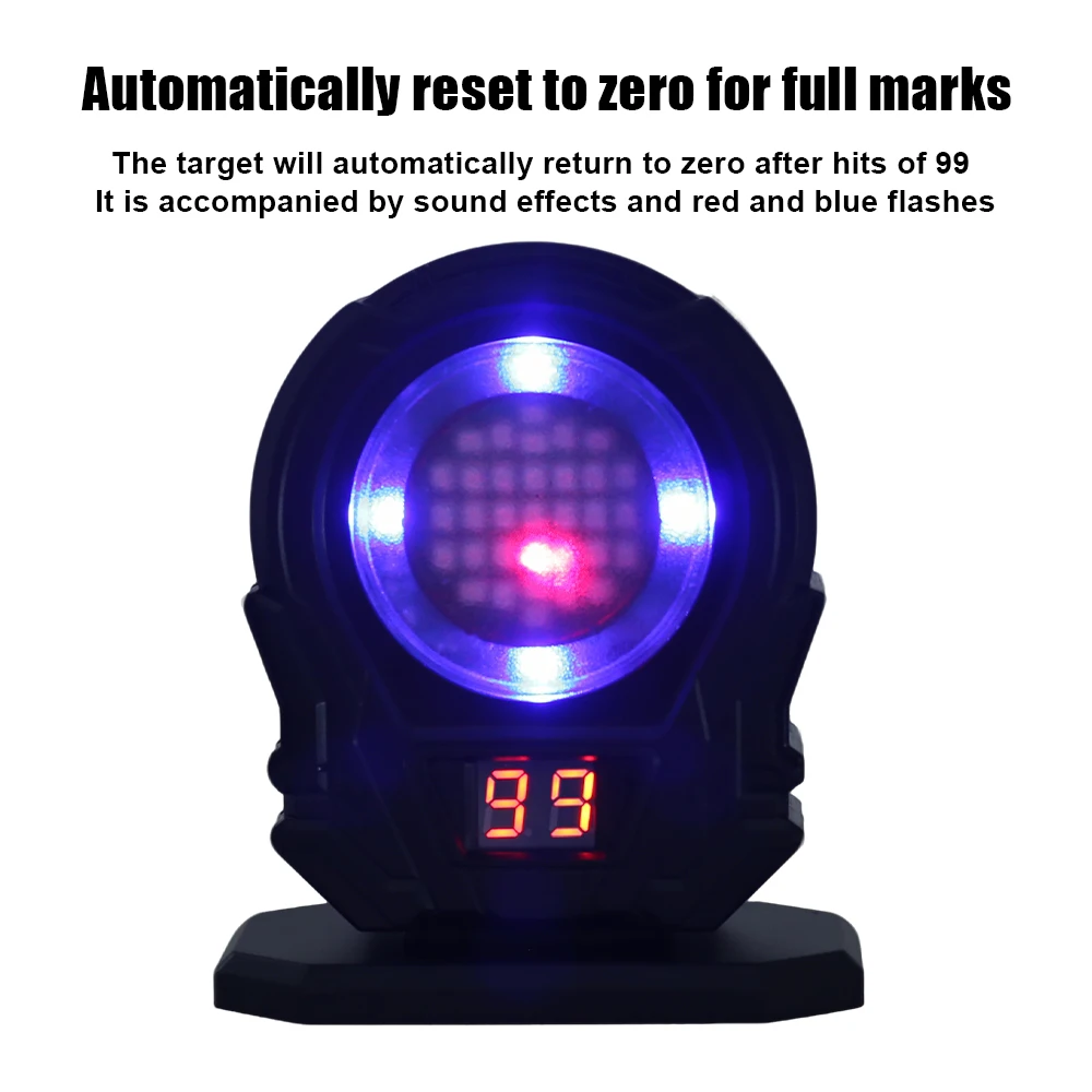 YY-Laser Training Target Shooting Target Infrared Induction Target with Sound Effect and Counting for Laser Bullet Shooting