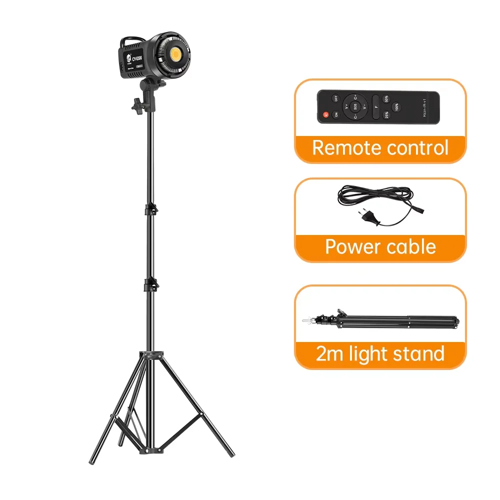 

SH 100W Photography LED Video Light Daylight-Balanced Sun Lamp for Softbox Lighting Portrait Flash Studio Accessories