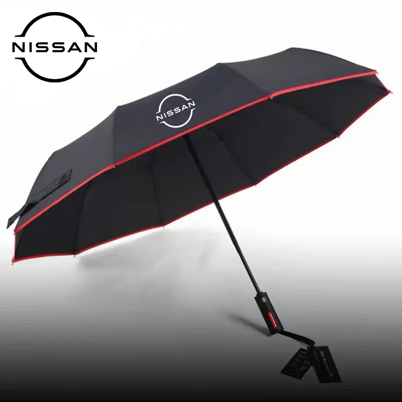 Car Automatic Folding Windproof Sunshade Umbrella for Nissan ALTIMA ARMADA JUKE LEAF MAXIMA MICRA QASHQAI MURANO NAVARA NOTE