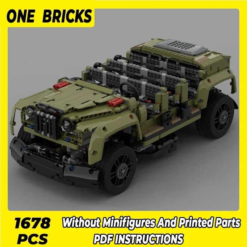 Moc Building Bricks Car Model Adventure EMV Off-road Vehicle Technology Modular Blocks Gifts Christmas Toys DIY Sets Assembly