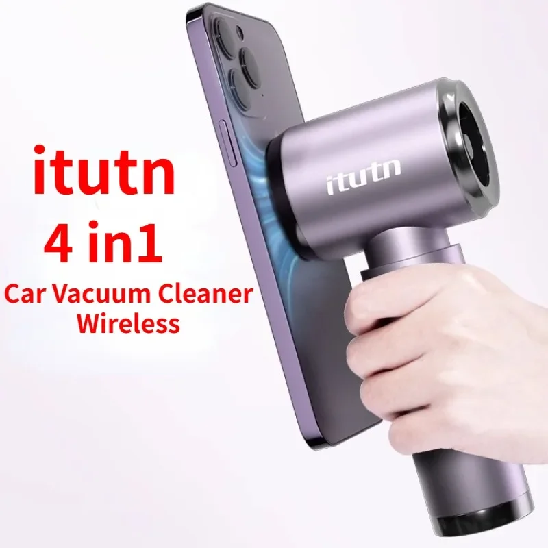 ITUTN 98000PA Wireless Car Vacuum Cleaner Portable Cleaning Machine for Keyboard Powerful Mini Handheld Cleaner for Car and Home