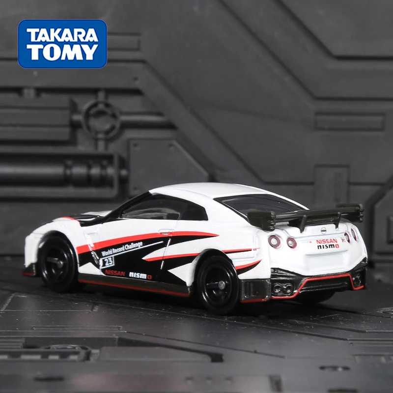 TOMY NISSAN GTR NISMO Specjalna edycja Alloy Car Diecasts i pojazdy zabawkowe Model samochodu Miniaturowy model samochodu w skali dla dzieci