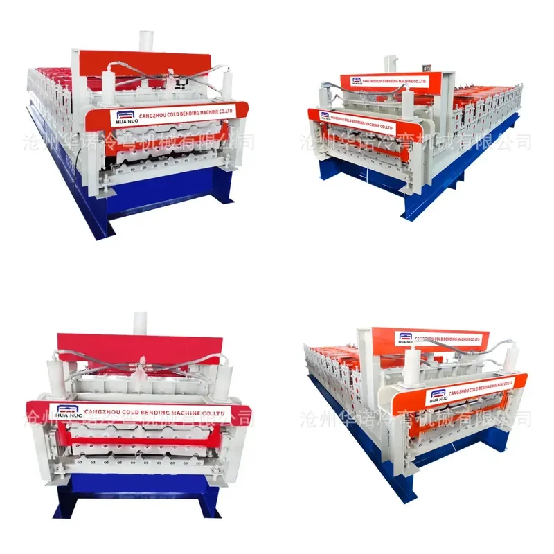 Deposit-Automatic double glazed tile machine 840/800 glazed tile machine color steel equipment numerical control color steel