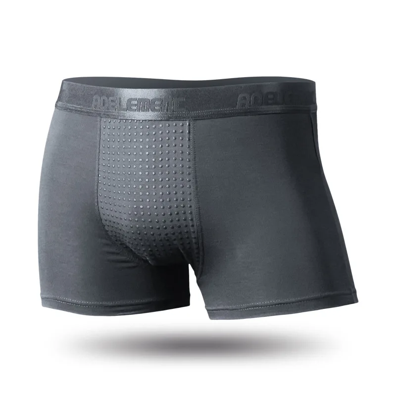 Boxer en Modal pour Homme, Sous-vêtement Solide, Culotte Respirante, Poudres Magnétiques, Caleçon Masculin, Tronc, Callogging, Grande Taille