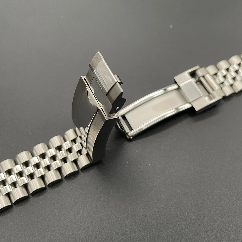 Nologo Stainless Steel Jubilee Watch Bracelet 20mm width Wrist Band for RLX Sub GMT Watch Mod Replacement