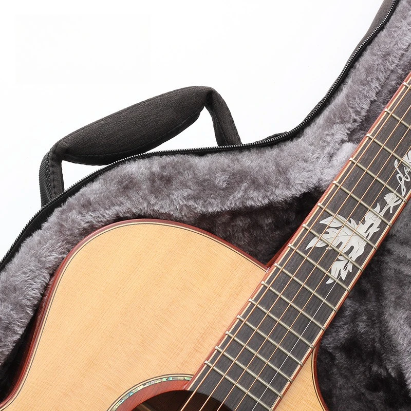 40 41-inch Guitar Storage Case Portable Lightweight Hard Foam Box Pressure-resistant Shock-proof Musical Instrument Accessories