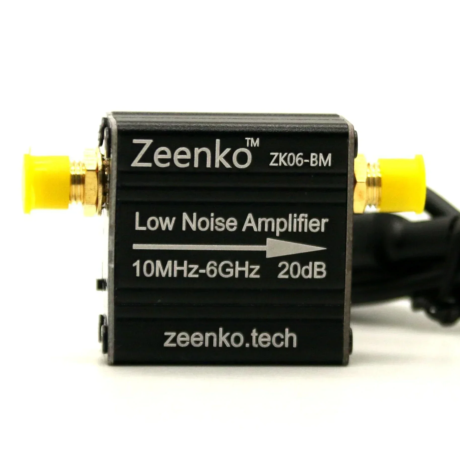 Imagem -02 - Zeenko Série bm Amplificador de Baixo Ruído 100khz6ghz 10ghz Bateria Incluída 20db Módulo Pré-amplificador de Potência Lna rf de Alto Ganho