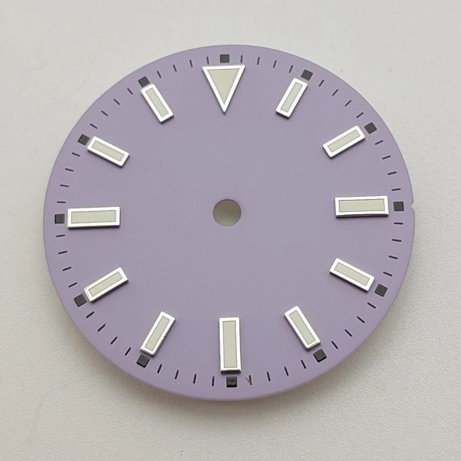 28.5mm Watch Dial Single Nail Scale Candy Colored Watch Faces Modified Watch Accessory Universal for NH35/ 8215 Movement