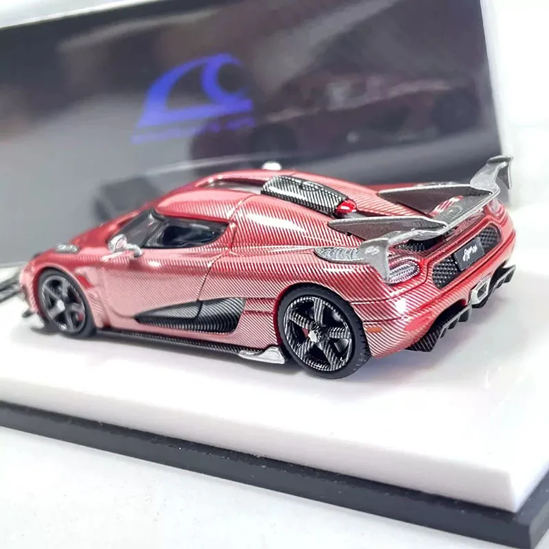 Diecast 1/64 Scale Alloy Agera RS All-Carbon Version Car Model Static Collection Decorated Holiday Gifts Toys Souvenir Gift