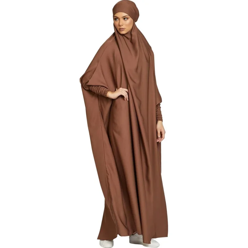 

Abaya Dress for women 1pc Eid Jilbab Muslim Prayer Clothes Islamic Modest Abayas Dubai Salah Robe