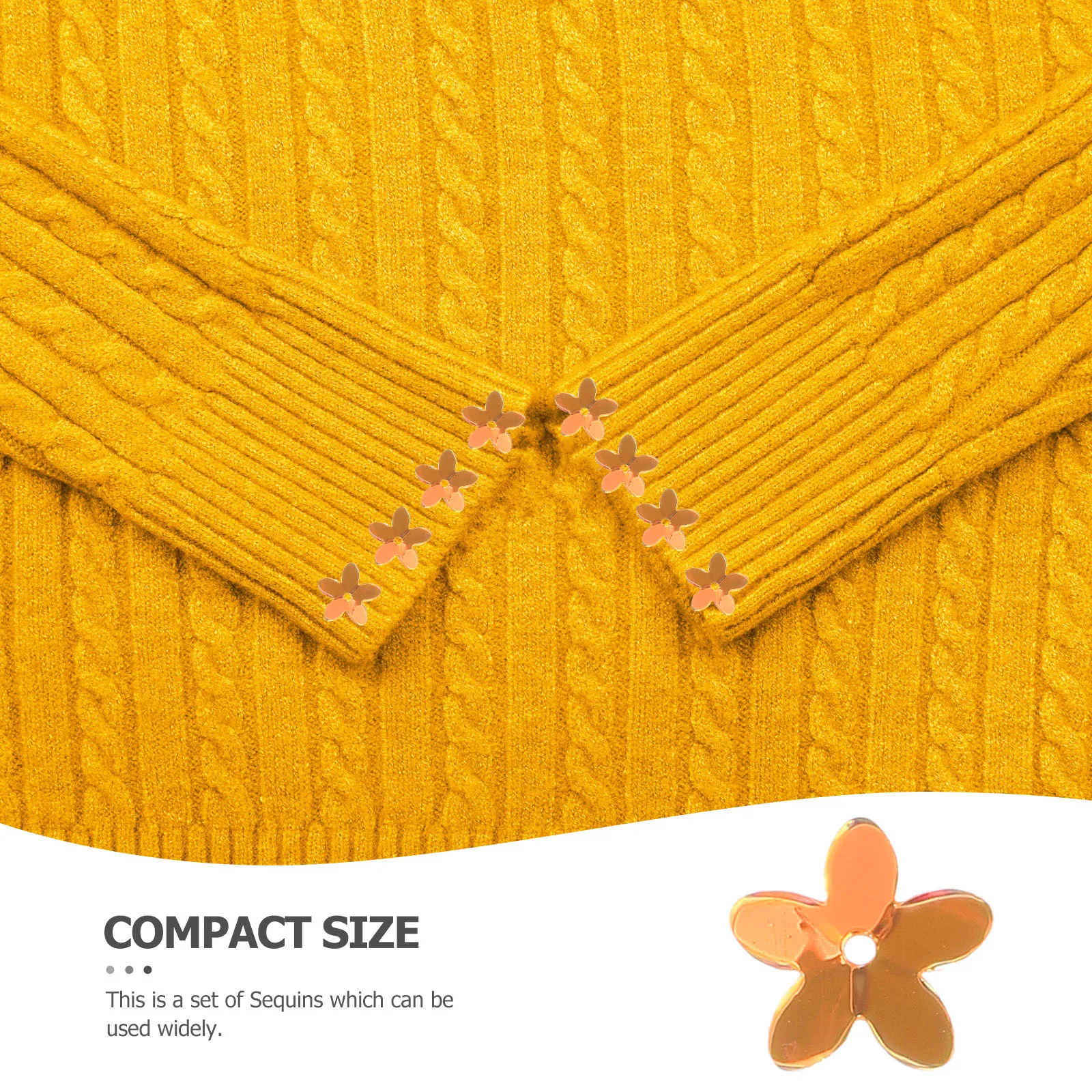 

Five-petal Sequins Clothing Sewing Decorative Flower Petals Diy Material Apparel Plastic Appliques for Clothes Decorations