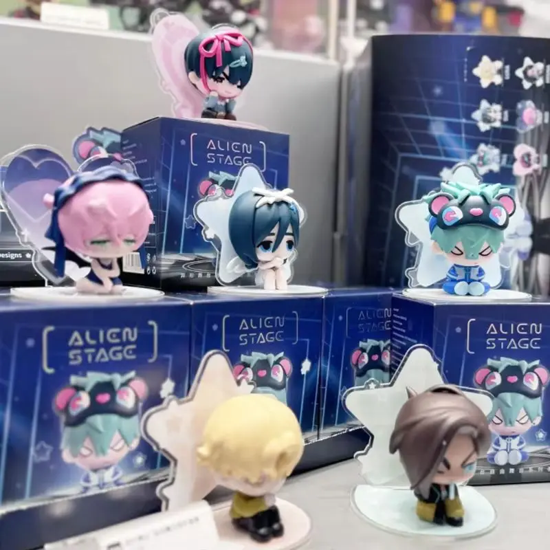 

Alien Stage Free Blind Box Series Collectible Anime Figures Mizi Sua Ivan till Luka Hyuna Model Toys for Decoration