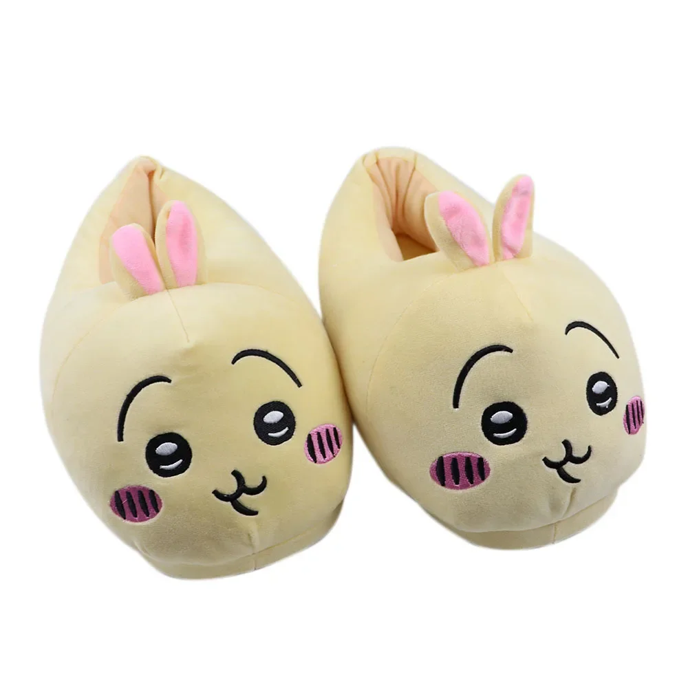 Pantoufles en coton Chiikawa, pantoufles en peluche Momoka, maison, super mignonnes, Usagi Hachiware, chaussures en coton, cadeau, nouveau