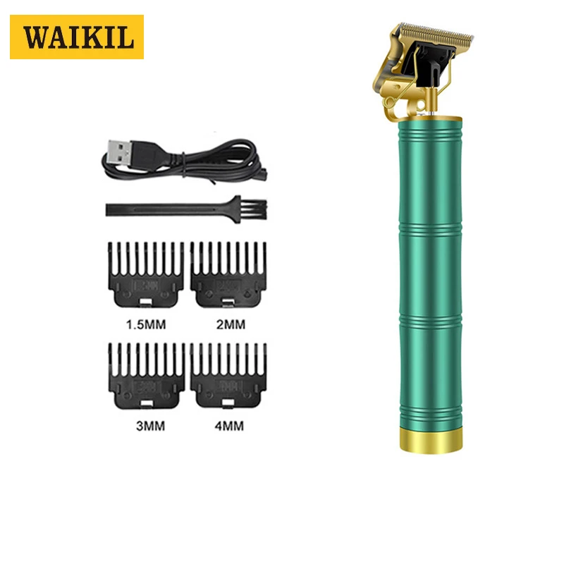 

WAIKIL professional men's electric hair clipper multifunctional oil head carving machine USB charging cordless Repair scissors