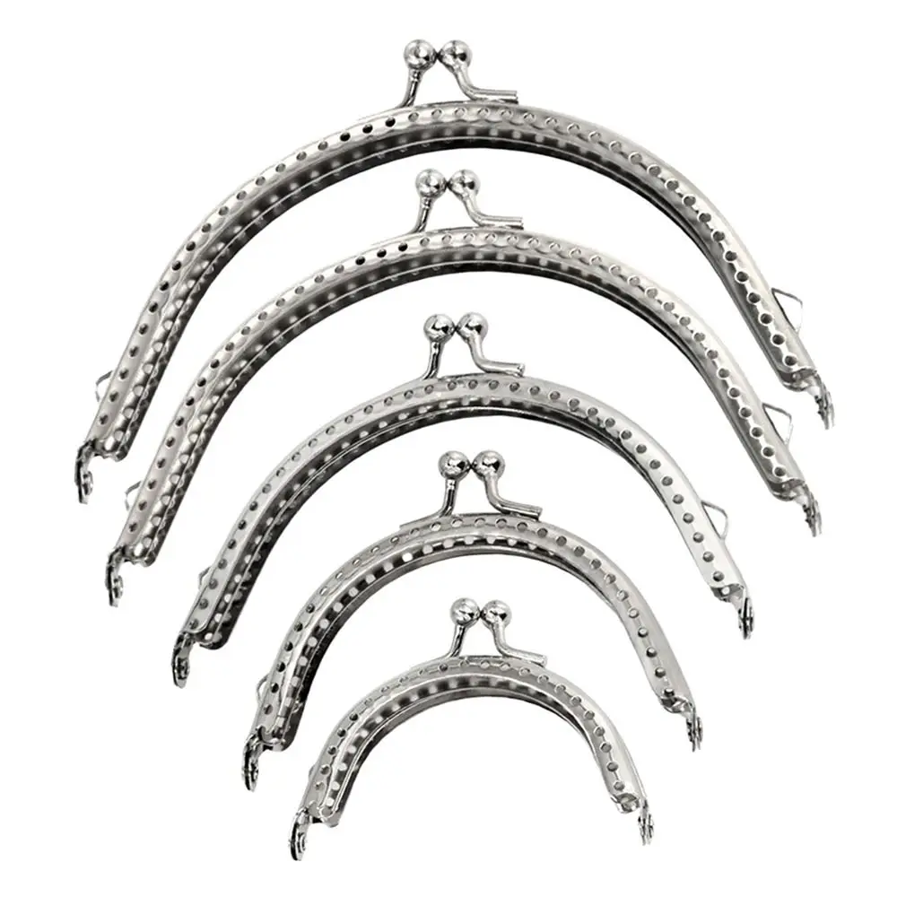

Mini Metal Purse Frame Kiss Clasp Bag Hardware Vintage Purse Clasp Frame Bag Clasps Handle Bag Accessories