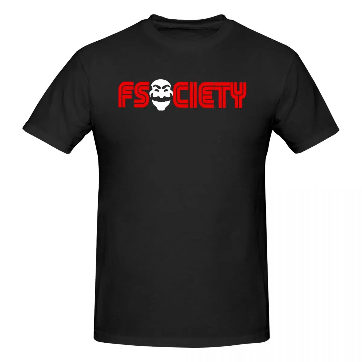 FSociety Mr Robot T Shirts Graphic Y2K Idea Short Sleeve Tshirts For Men Women Tops