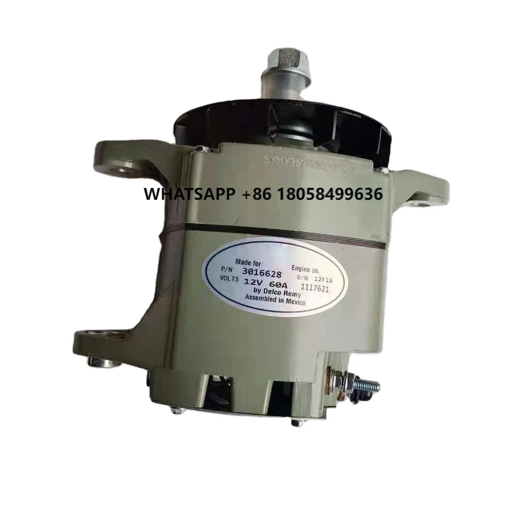 

High Quality Boat Marine Engine Parts Alternator 3016628 12V 60A Generator Alternator