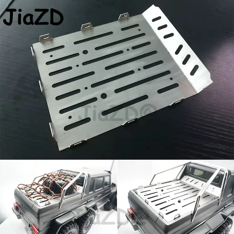Защитная пластина из нержавеющей стали для Mercedes-benz TRX6 G63 6X6 1/10 RC Crawler Car Upgrade Parts Y009