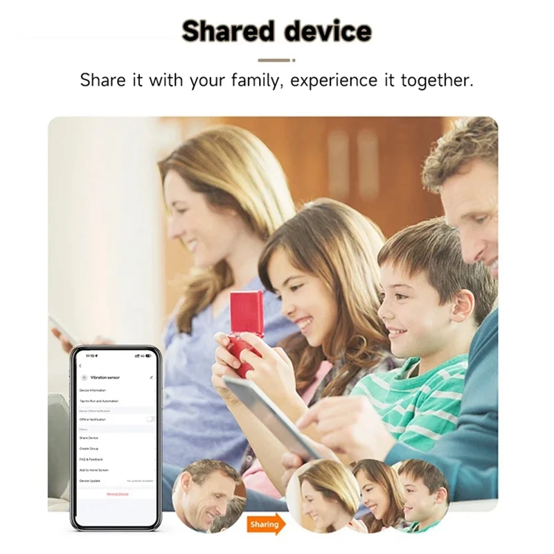 Tuya Zigbee مستشعر الاهتزاز الذكي مراقبة في الوقت الحقيقي نافذة الباب كشف إنذار نظام الحماية الأمنية الذكية