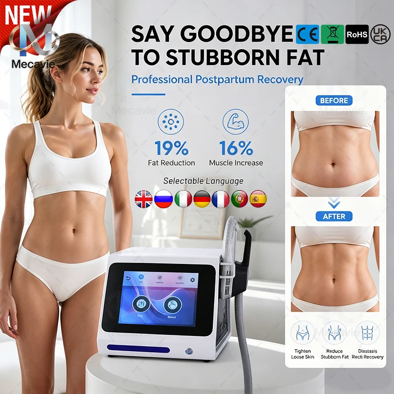 

2026Latest EMS Body Building Machine with RF Fat Removal 2 Handles Muscle Sculpting for Fitness And Wellness Body Muscle Stimula