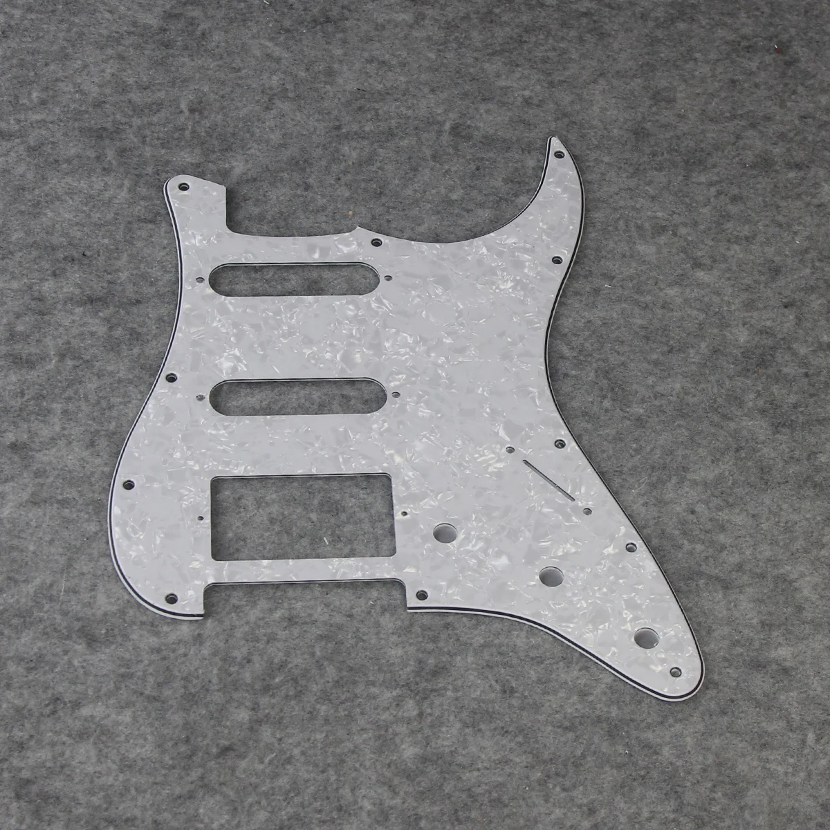 FLEOR 1PCS Celluloid Pearl SSH HSS E-Gitarre Schlagbrett ST 11-Loch Scratch Plate 4PLY + Schrauben – Detail 8
