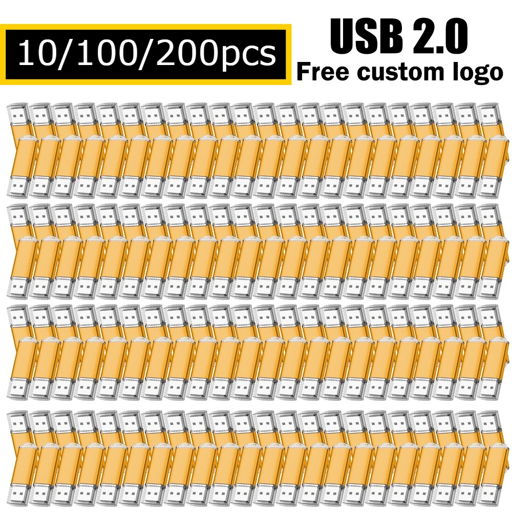 

10/100/200PCS custom Flash Drive Pen Drive 1GB 2GB 16GB 32GB 64GB Usb Stick 2. 0 memoria stick memory Flash Drive Pendrive