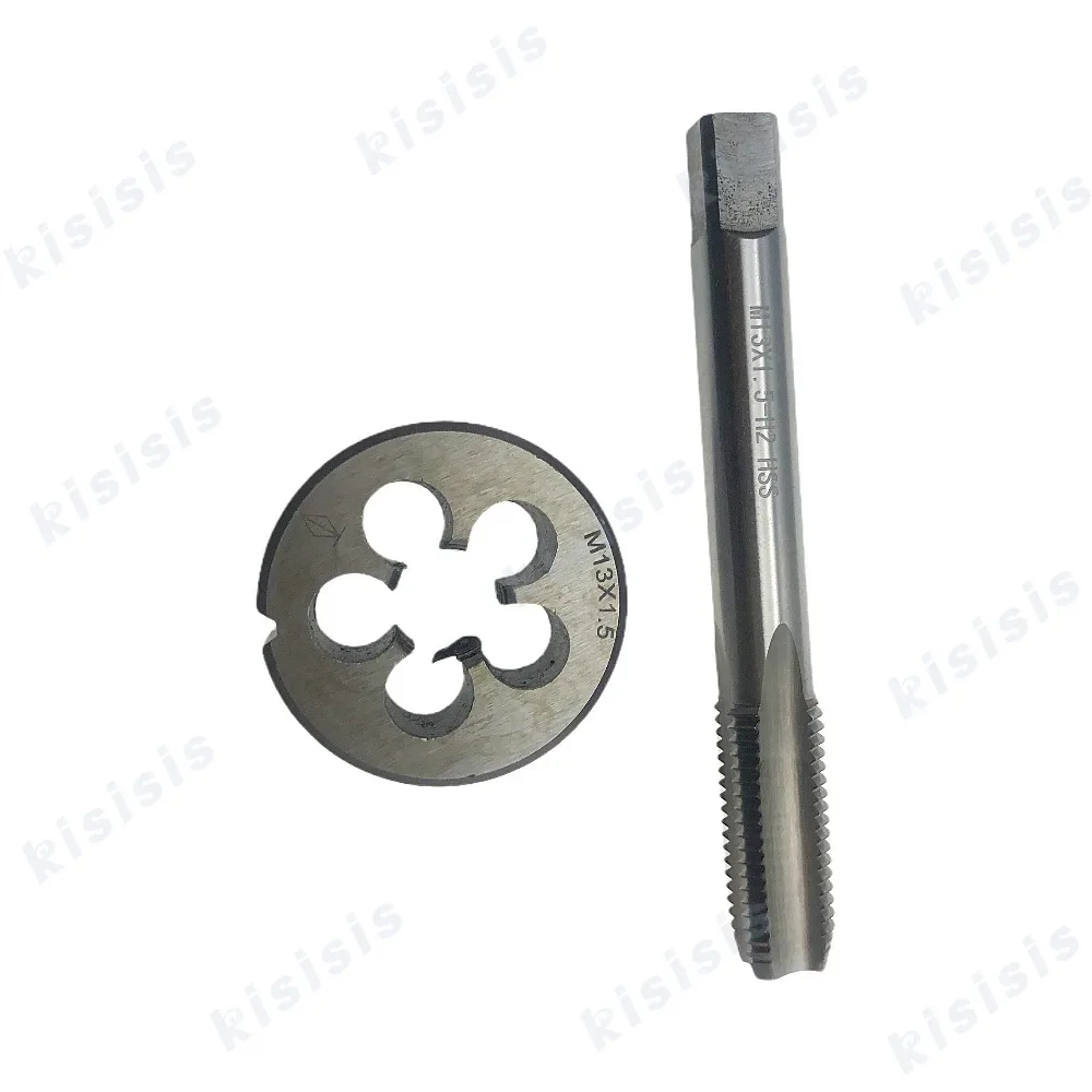 

M13 x 1.5 Tap and Die Right Hand Hand Tools M13x1.5 Thread Tap Die Set High Speed Steel M13 x 1.5 Tap Set Threading Tool HSS