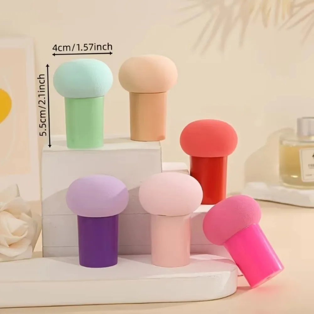 6pcs Colorful Stencil Brush Set with Handles Ink Applicator Wet Dry Gourd Sponge DIY Arts Crafts Card Making Tool